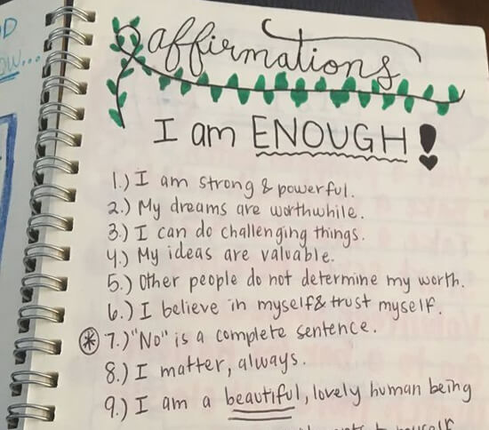 anxiety checklist